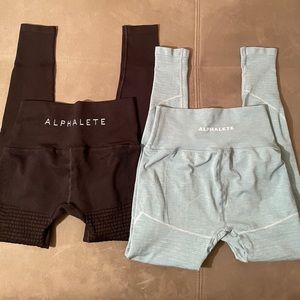 Alphalete halo & OG revival leggings bundle